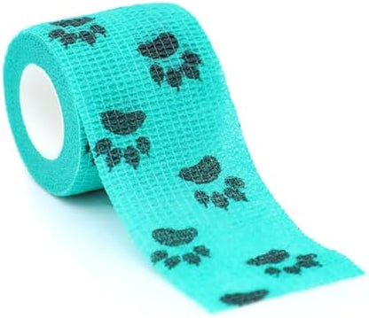 Self Adhesive Bandage Wrap Cohesive Bandage Bulk Vet Tape Self Adherent Wrap First Aid Tape for Dogs Cats Horses Birds Animals for Wrist Healing Ankle Sprain & Swelling