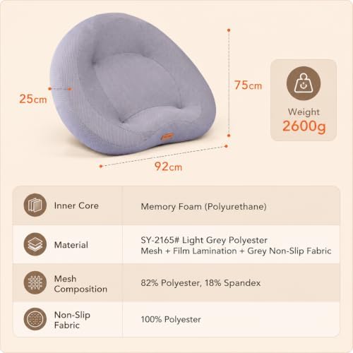 Orthopedic Memory Foam Corner Dog Bed for Large Dogs