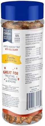 Natural Balance Rewards Minis, Training Treats for Dogs, Salmon, 5.3 oz