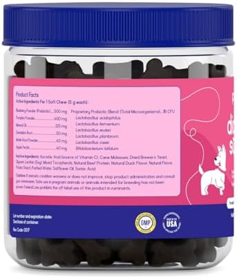 PupGrade Digestive Support for Dogs, Duck Flavor - 180 Soft Chews