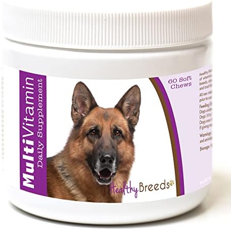 Healthy Breeds German Shepherd Multi-Vitamin Soft Chews 60 Count