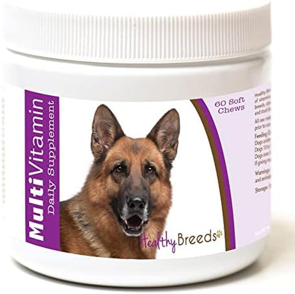 Healthy Breeds German Shepherd Multi-Vitamin Soft Chews 60 Count