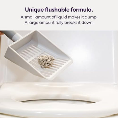 Tuft & Paw Really Great Cat Litter, Low Tracking Tofu Cat Litter, Clumping, Flushable, Odor Control, Dust-Free - 9.25lbs x 2Bags (Lavender Scented)