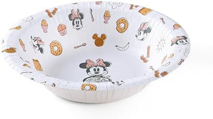 Glad for Kids Disney Mickey & Minnie Disposable Bowls, 16 Oz, 50 Ct, 12-Pk