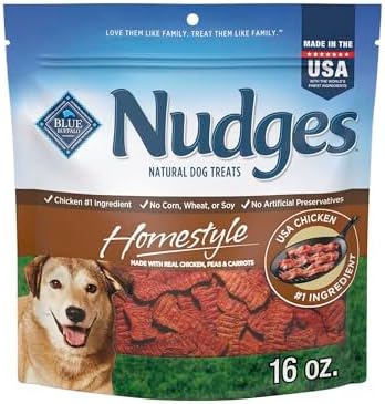 Blue Buffalo Nudges Homestyle Chicken & Bacon Dog Treats, 16 oz