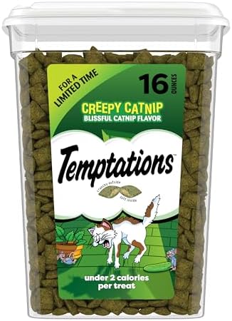 Temptations Classic Crunchy and Soft Cat Treats, Creepy Catnip, 16 oz