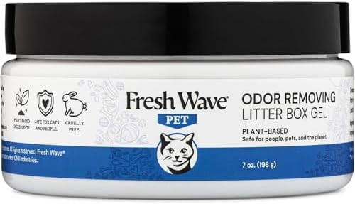 Fresh Wave Litter Box Gel, 7 oz - Cat Odor Eliminator for Home