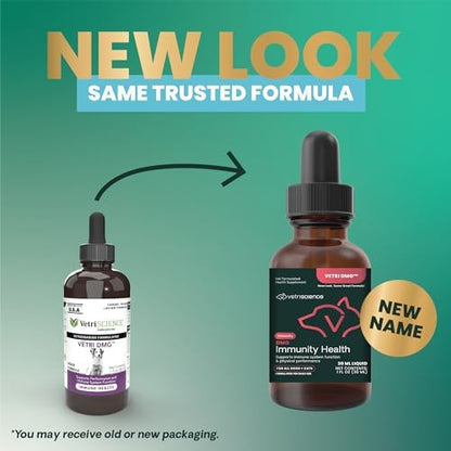 VetriScience DMG Immunity Health Easy-Dose Liquid for Dogs and Cats, 30 ml