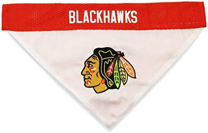 NHL CHICAGO BLACKHAWKS BANDANA for DOGS & CATS, Large/X-Large. - Cute & Stylish Bandana! The Perfect HOCKEY FAN Scarf Bandana, great for Birthdays or any Party!