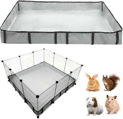 DZWLKJ Guinea Pig Cage Liner Tarp Bottom Waterproof and Washable Base Also for Rabbits, Bunny, Chinchesillas, Hedgehog, Ferrets and Other Small Animals(36x36 inches)