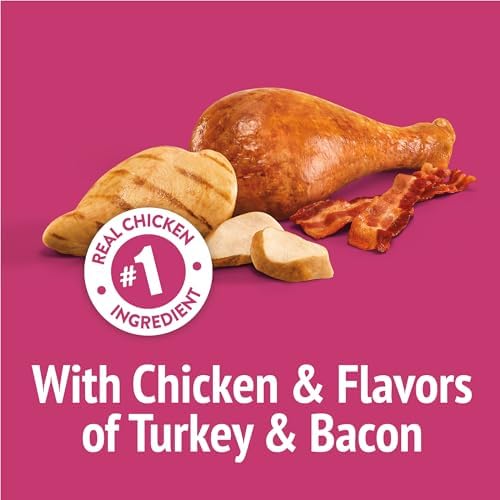 Friskies Purina Made in USA Facilities Cat Treats, Party Mix California Crunch with Chicken - 6 oz. Pouch