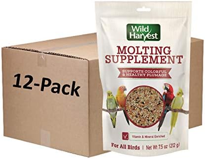 Wild Harvest Molting Supplement for Birds, 7.5 oz (12 Pack)