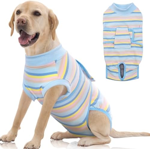 FUAMEY Dog Surgery Recovery Suit, Surgical Suit for Dogs Onesie for Surgery