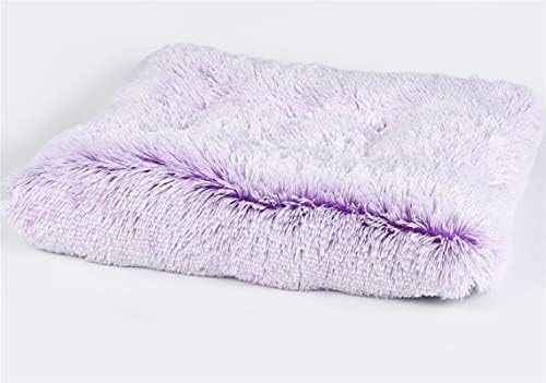 Long Plush Calming Pet Bed Cuddler Pet Bed Gradient Purple L