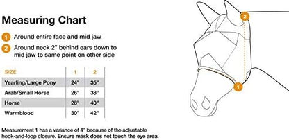 Cashel Company Economy Small Horse Fly Mask Tan Arab/Small