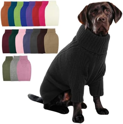 IECOii XXXL Dog Sweater,Warm Dog Sweaters for Extra Large Dogs Girl Boy