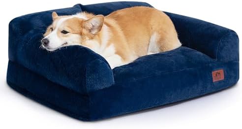 Hollypet Medium Dog Large Cat Bed Puppy Couch Beds for Pets up to 35 lbs