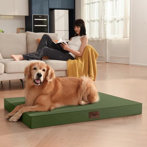 Large Waterproof Orthopedic Dog Bed with Egg Crate Foam