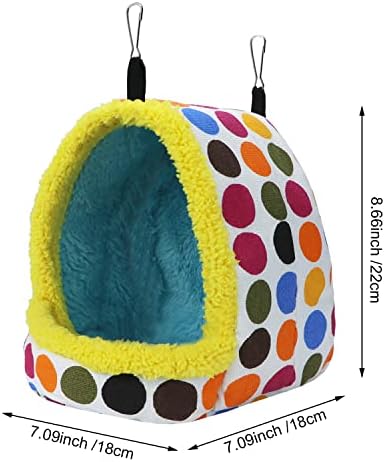 Litewoo Bird Hammock Winter Warm Parrot Nest Bed for Cage Accessory, L