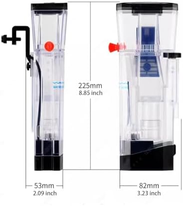8 Gallon Fish Tank (Black Marble, Tank with lid, Filter Media, Pump, Hose & Nozzle)
