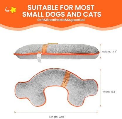HiPetpy Dog Pillow, Soft Dog Pillows for Dogs, Head & Neck Support for Dog