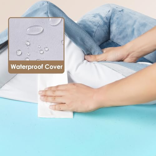 EHEYCIGA Orthopedic Dog Bed Medium Size Dog, Waterproof Washable Pet Beds