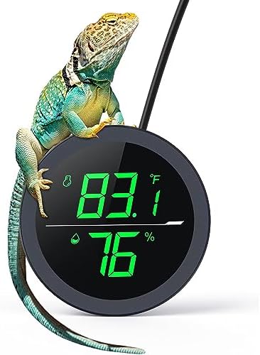 PAIZOO Real-time Display LED Digital Reptile Thermometer and Humidity Gauge