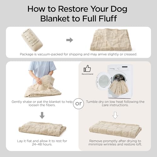 Bedsure Dog Blankets for Medium Dogs Cats Soft 300GSM Fleece,30x40 Pink