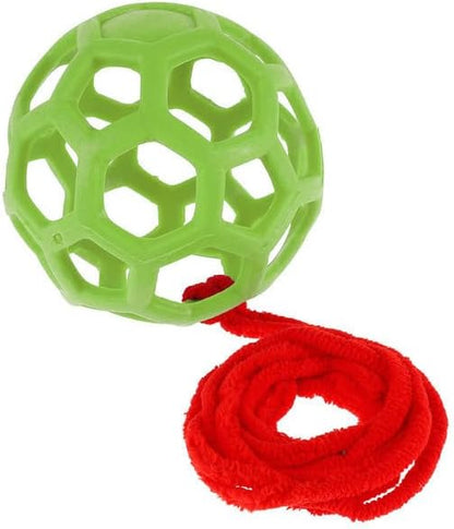 Horse Treat Ball,Goat Feeder Hanging Feeding Toy Horse Treat Hay Feeder Toy, for Horse Goat Sheep Relieve Stress (Green)