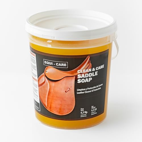 EQUI - CARE: Clean & Care Saddle Soap, Glycerin-Based soap with Added Moisturizers Designed to Clean and Condition Leather. Keep Your Leather tack and Equipment in top Condition.