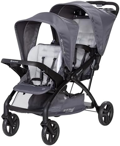 Baby Trend Sit N' Stand® Double 2.0 Stroller, Dash Grey