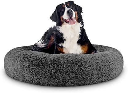 The Dog’s Bed Calming Donut Dog Bed, Machine Washable Removable Zip Cover