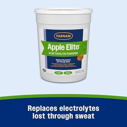 Farnam Apple Elite Horse Electrolytes Powder Supplement, 40 Day Supply
