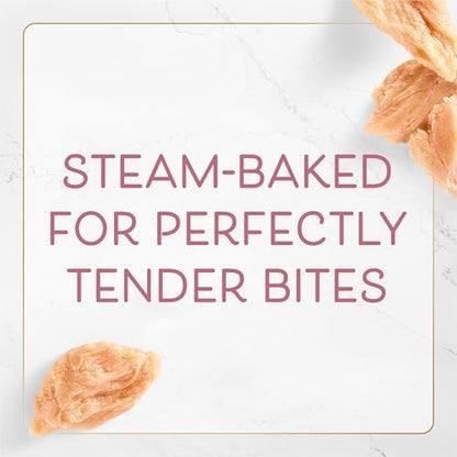 Purely Fancy Feast Natural Hand-Selected Flaked Salmon Entree Cat Treat - (5 Packs of 10) 1.06-Ounce Pouches