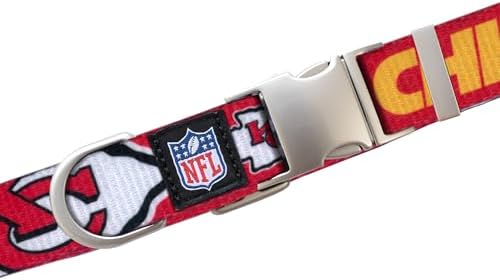 Littlearth NFL Detroit Lions Pet Premium Collar, Team Color, Small