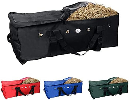 Majestic Ally 1200 D Nylon Fabric Heavy-Duty Hay Bale Storage Bag (Black, Large) (Pack of 2)