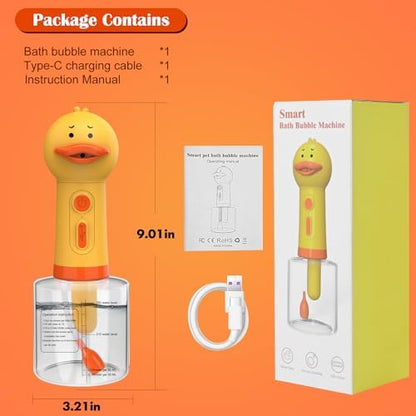 Electric Foaming Shampoo Dispenser for Dog and Cat Bathing, Rechargeable Soap Dispenser for Pet Bathing, Bathroom, Kitchen Sink, Toilet Cleaning