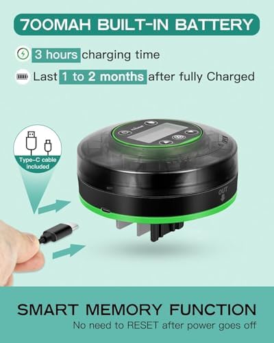 Automatic Fish Feeder for Aquarium Portion Control & Moisture-Proof