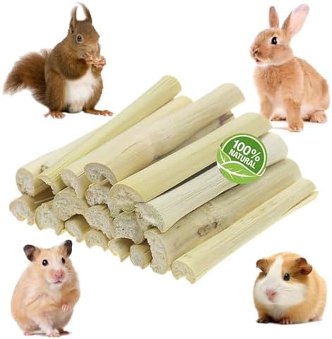 400g Sweet Bamboo Sticks Bunny Chew Natural Rabbit Molar Treat