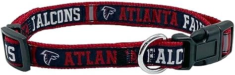 Pets First NFL Atlanta Falcons Licensed PET COLLAR, Large - Heavy-Duty, Strong, and Durable Dog Collar. Available in 31 Football Teams and 4 Sizes