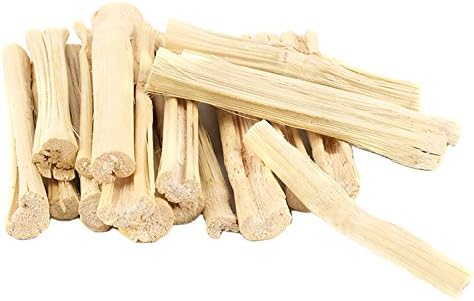 BWOGUE 300g Pet Snacks, Bamboo Chews for Rabbits, Rabbit Bamboo Chew Sticks