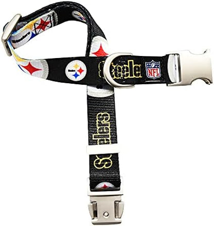 Littlearth NFL Detroit Lions Pet Premium Collar, Team Color, Small