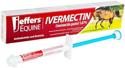 Jeffers 1.87% Ivermectin Gel Dewormer for Horses | Apple Flavored | 1 Pack
