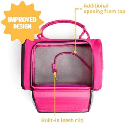 ROVERLUND Airline-Compliant Pet Carrier | Includes Leash | for Pets up to 20lbs