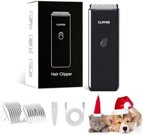 Home Professional Dog Grooming Kit Clipper Low Noise USB Rechargeable for Dog Cat