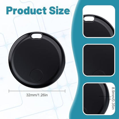 Mini GPS Tracker for Vehicles - 2 Year Battery Life, Real-Time Hidden Car Tracking Device, No Subscription/No Monthly Fee, No SIM Card Required, for Children, Pets, Dogs, Trucks (Android & iOS)