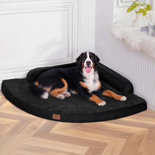 MEKIY Jumbo Orthopedic Waterproof Dog Bed with Sides for Extra Large Dogs