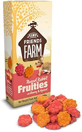 Supreme Petfoods 2 Pack of Russel Rabbit Fruities Small Pet Treats, 4.2 Ounces each, with Cherry and Apricot