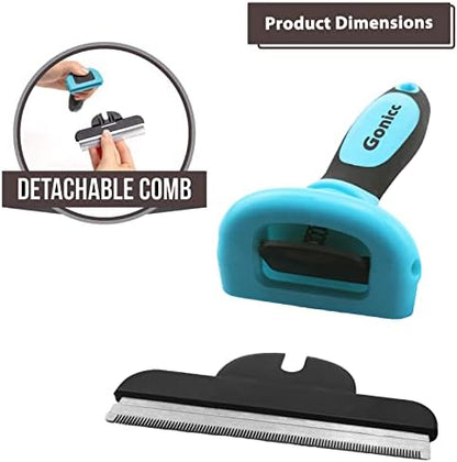 Gonicc PDT- 1001 Professional Pet De Shedding comb Tool Blue