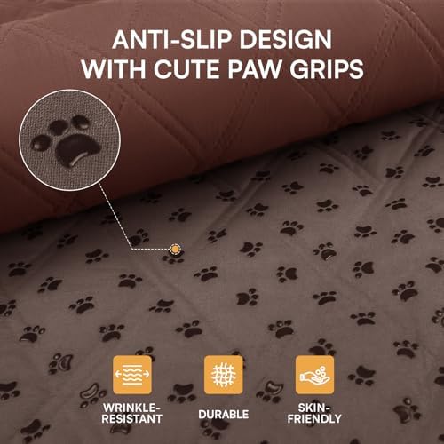 Luciphia Waterproof Couch Cover for Dogs, Non-Slip Pet Sofa Protector